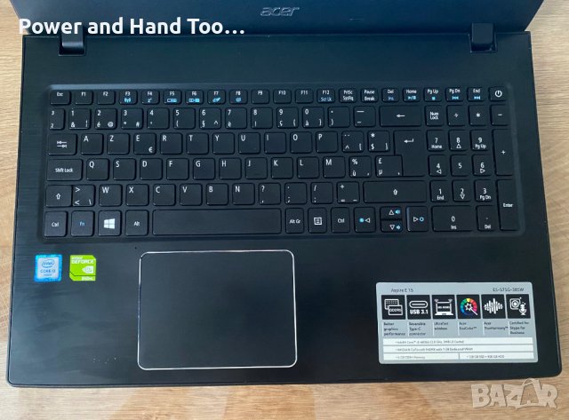 ACER ASPiRE E5-575G i3 6th, снимка 4 - Лаптопи за игри - 41580534