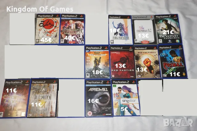 Игри за PS2 Phantasy Star Universe: Ambition/Okami/Final Fantasy/Warhammer/Red Faction 1 2/Primal