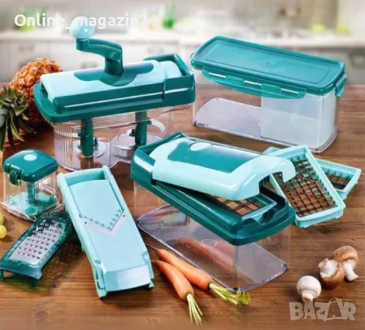 Оригинално Немско Мултифункционално кухненско ренде Nicer Dicer 12 в 1, снимка 1