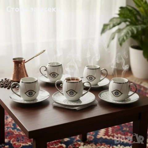 Луксозен порцеланов сервиз + 2в1 блендер и мелничка Cheffinger - Ексклузивен комплект 3 в 1, снимка 5 - Сервизи - 53225818