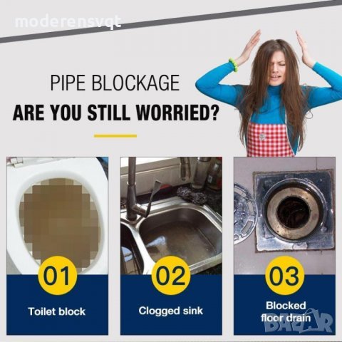 Мощен препарат за отпушване и почистване на канали, снимка 4 - Препарати за почистване - 40015268