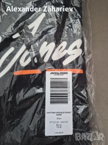Суитчър с качулка Jack&Jones Olive мъжки, снимка 12 - Суичъри - 56319076