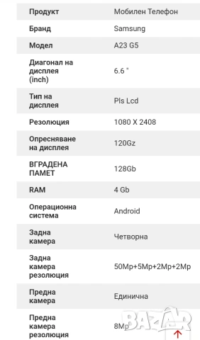 Samsung Galaxy A23 5G , снимка 10 - Samsung - 53694802