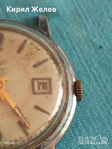 Стар механичен часовник мъжки ПОЛЕТ СССР за части ремонт КОЛЕКЦИЯ 38884, снимка 3 - Антикварни и старинни предмети - 50419675