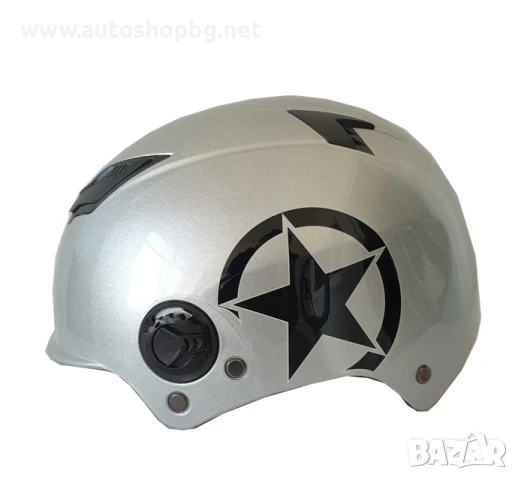Каска за мотор М сива, снимка 2 - Аксесоари и консумативи - 50821439