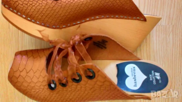 Swedish hasbeens shoe collection for HM - Дамски летни обувки! Естествена кожа, снимка 3 - Дамски обувки на ток - 50646297