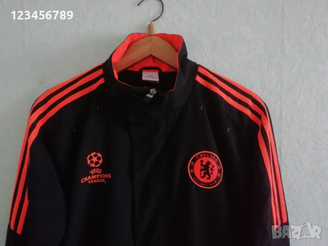 Челси Шампионска Лига 2011/2012 оригинално яке горнище Adidas Chelsea Champions League L/XL , снимка 4 - Якета - 52707787