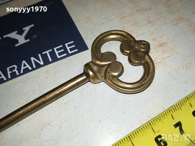 ГАСАЧ ЗА СВЕЩИ-МЕД МЕСИНГ 1007231939, снимка 15 - Антикварни и старинни предмети - 41509859