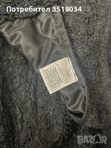 Дамска черна рокля, снимка 3 - Рокли - 48179178