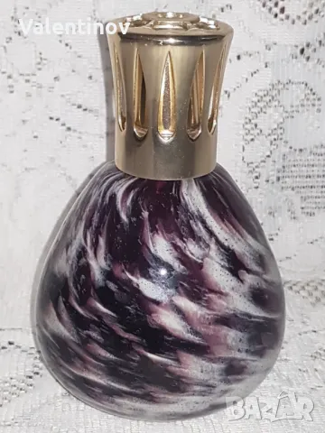 Старинен стъклен флакон за горене на парфюм- Франция  