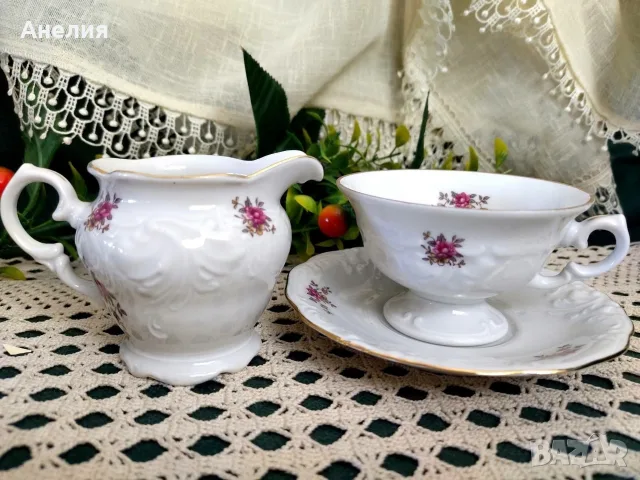 Walbrzych Полша чашки на крак , снимка 3 - Чаши - 56036861