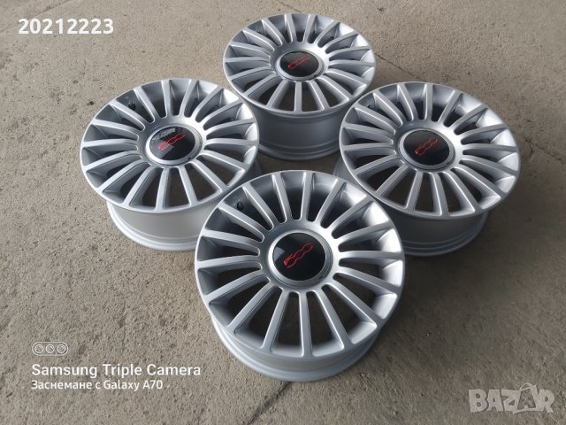 4 броя алуминиеви джанти за FIAT 500 16, снимка 6 - Гуми и джанти - 44147148