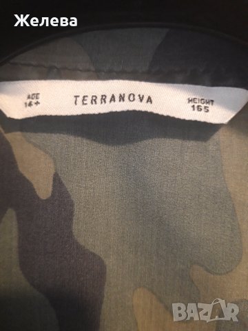 Детска риза с къс ръкав, камуфлаж, снимка 3 - Детски ризи - 40954493