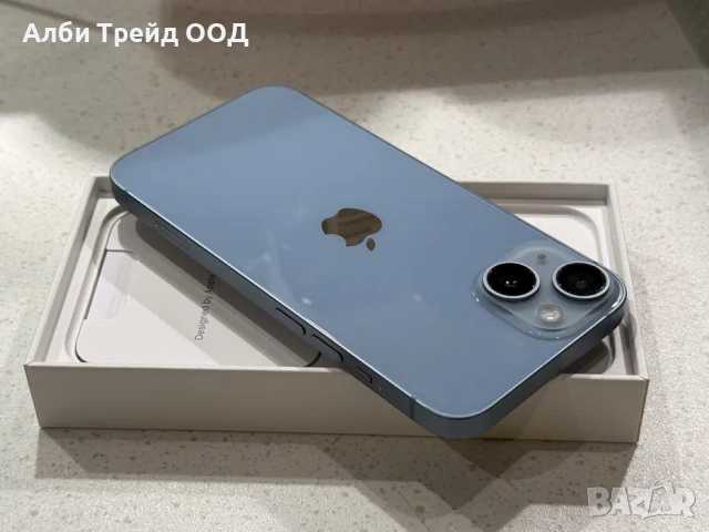 iPhone 14 128GB Blue – Перфектен, 100% Батерия!, снимка 2 - Apple iPhone - 53719582