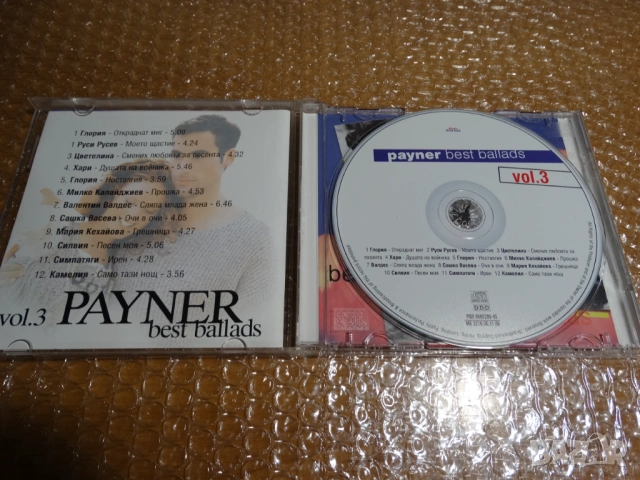 избрани балади на PAYNER и АРА Аудио - Видео ..., снимка 8 - CD дискове - 53865226