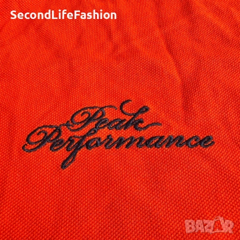 Peak Performance мъжка поло тениска с яка размер L , снимка 2 - Тениски - 53685208