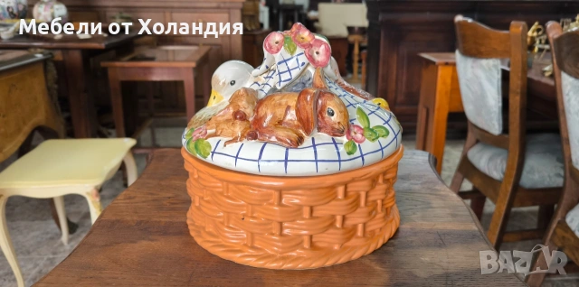 Великденски керамичен съд с капак