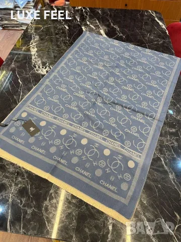 HERMES ⚜️ GUCCI ⚜️Дамски Кашмирени Шалове , снимка 6 - Шалове - 56046161