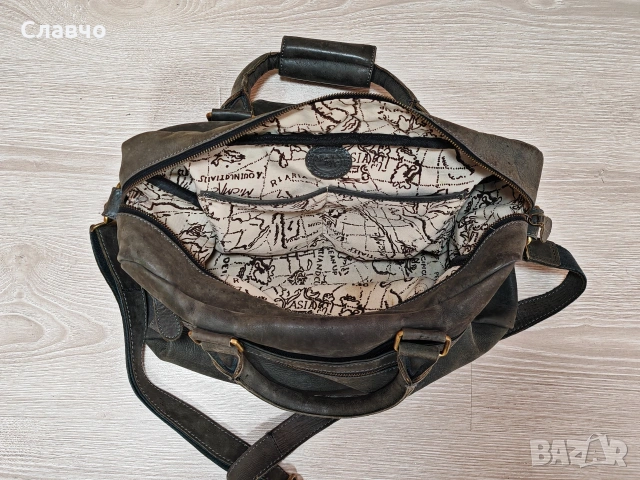 Кожена пътна чанта Micmacbags, снимка 5 - Чанти - 53393631