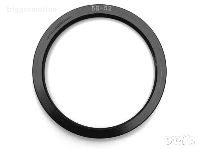 58mm - 52mm Преходник за филтър на резба, Step-Down Lens Filter Adapter Ring
