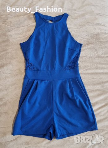 Дамски син гащеризон