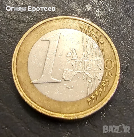 Френска Евро монета от 1 Евро- дървото на живота