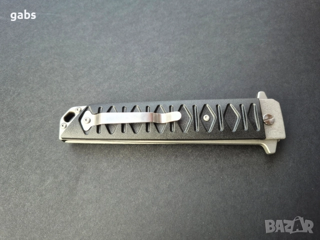 Сгъваем нож BRUTALICA BADYUK Tanto Black Stonewash, снимка 5 - Ножове - 52923062