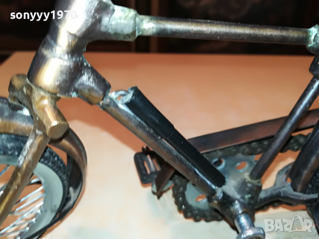 МЕТАЛНО МАСИВНО КОЛЕЛО ВНОС ШВЕЦИЯ 1604222012, снимка 8 - Антикварни и старинни предмети - 36478207