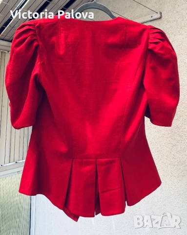 Скъпо сако HELENE STRAẞER лен 40%, вискоза 60%, снимка 12 - Сака - 51453177