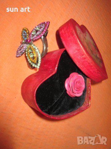 романтична кутия за бижу във форма на сърце, снимка 2 - Романтични подаръци - 26273319