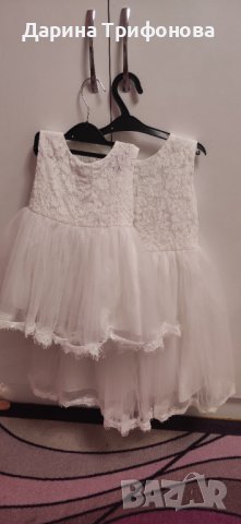 Продавам рокли за бебе и кака , снимка 3 - Детски рокли и поли - 41465010