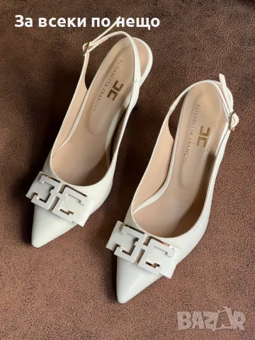 Дамски обувки на ток Elisabetta Franchi - 2 налични цвята Код D1457, снимка 2 - Дамски обувки на ток - 48244356