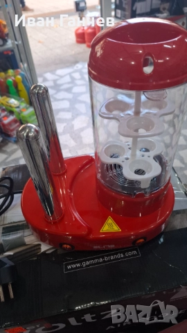 Машина за Хот-Дог ЕЛИТ 2в1 червена 450w гаранция 2години., снимка 2 - Уреди за готвене на пара - 52502957