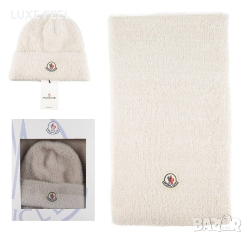 Шал+Шапка ⚜️ MONCLER , снимка 6 - Шапки - 53091403