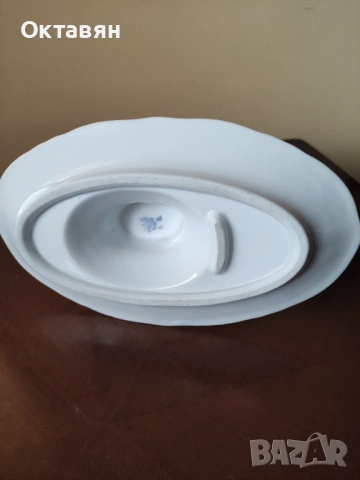 Порцеланова сосиера Антикварна/18-19 век, снимка 3 - Антикварни и старинни предмети - 53008560