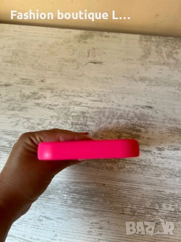 Кейс / калъф за айфон 13 про макс чисто нов цикламено розов материала гума силикон 🩷🩷🩷🩷, снимка 6 - Калъфи, кейсове - 52088836