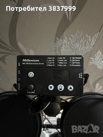 Електронни барабани Millenium , снимка 3 - Ударни инструменти - 53605646