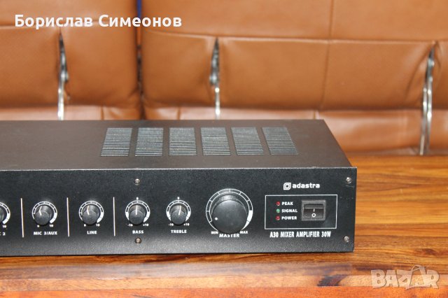 A30 4 Channel Mixer Amplifier - 100V Line, снимка 3 - Ресийвъри, усилватели, смесителни пултове - 42735337