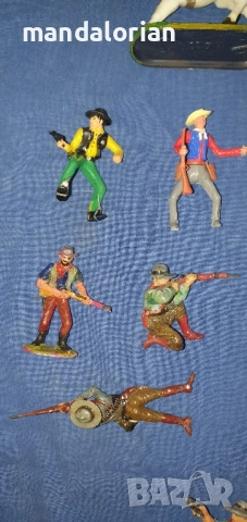 стари Пластмасови войни, индианци и каубой , снимка 5 - Колекции - 52207394