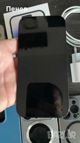 Iphone 14 PRO Space Black 128GB + кейсове и зарядно, снимка 3 - Apple iPhone - 53021481