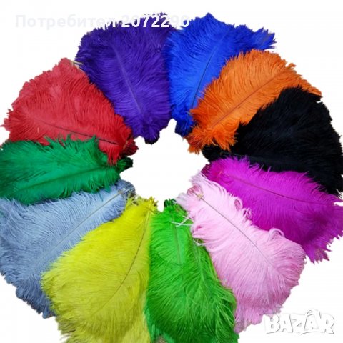 Пера от щраус за декорация 