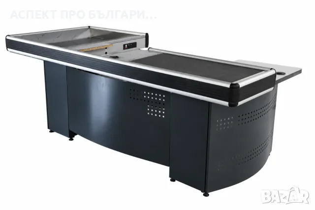 Касово място/ Касов модул с транспортна лента 2.40м x 1.05м, снимка 3 - Стелажи и щандове - 56081267