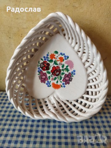 стара унгарска керамична купа, снимка 5 - Други - 39771284