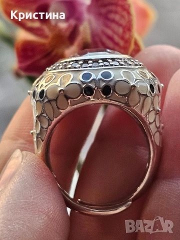 Марков регулируем сребърен пръстен, снимка 5 - Пръстени - 52913542