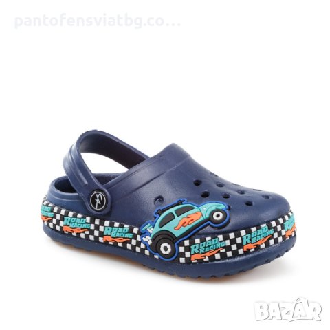 Детски чехли тип крокс GRAND ATTACK синьо кола