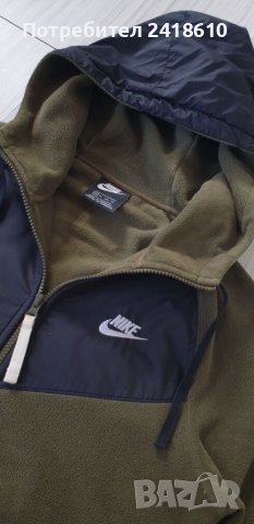 Nike Winter Fleece Full Zip Hoodie Mens Size S/XS ОРИГИНАЛ! Мъжко Поларено Горнище с цял Цип!, снимка 7 - Спортни дрехи, екипи - 39267065