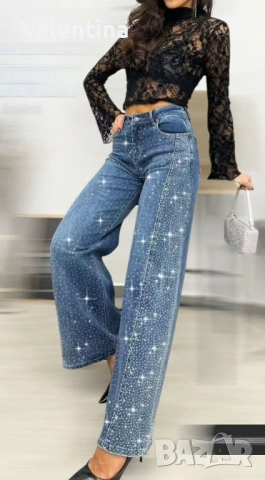 Нови дънки с камъчета