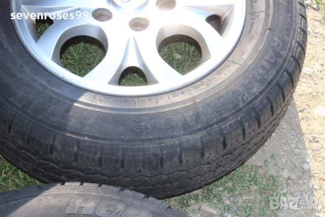 лети джанти с гуми за Хюндай Х1 Hyundai H1 след 2008 6х139.7 6.5J ET56 централен 92.5 гуми 215 70 16, снимка 12 - Гуми и джанти - 53134064