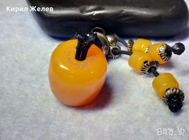 АЕК 1924 КОЛЕКЦИОНЕРСКА ФУТБОЛНА ФЕНСКА КЕХЛИБАРЕНА БРОЕНИЦА от ТОПЕН ПРАХОВ КЕХЛИБАР ГЪРЦИЯ 48655, снимка 3 - Колекции - 51279657