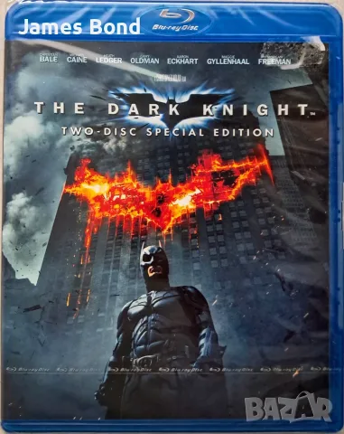 Блу Рей (Blu Ray) Черният рицар (The Dark Knight) 2 диска с БГ субтитри. Запечатан